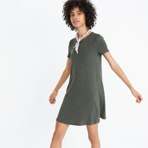 Madewell Ribbed Swingy Tee Dress Size XXS